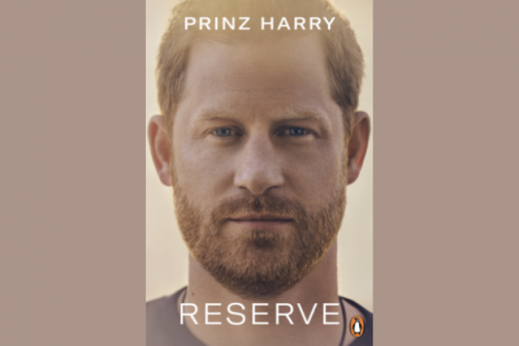 Cover "Reserve" mit Gesicht von Prinz Harry