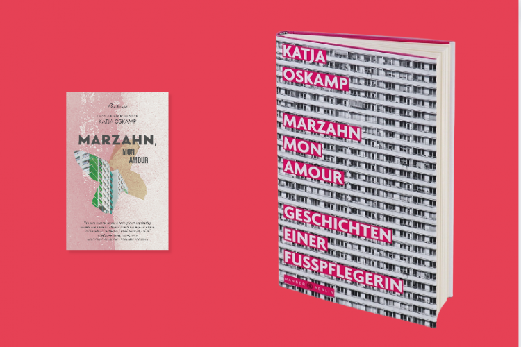 2 Buchcover: Marzahn mon amour in Übersetzung und als Hardcover beim Hanser Verlag