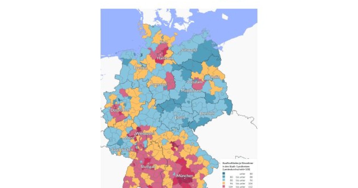 GfK-Prognose: Kaufkraft Der Deutschen Steigt 2024 Moderat