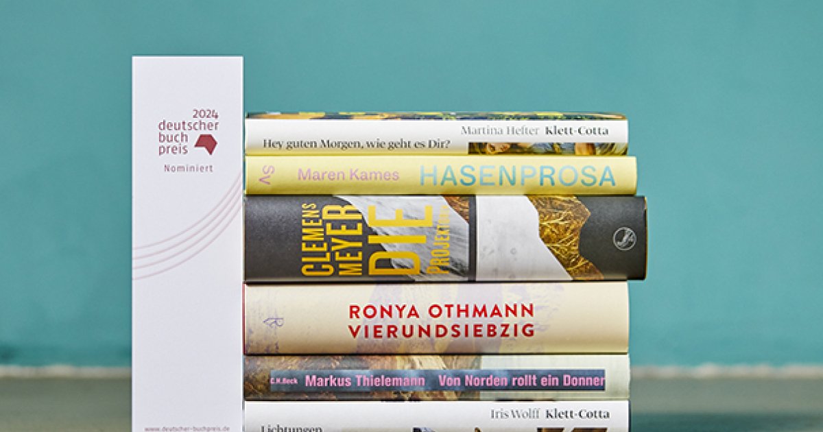 Hier Ist Die Shortlist Zum Deutschen Buchpreis 2024!